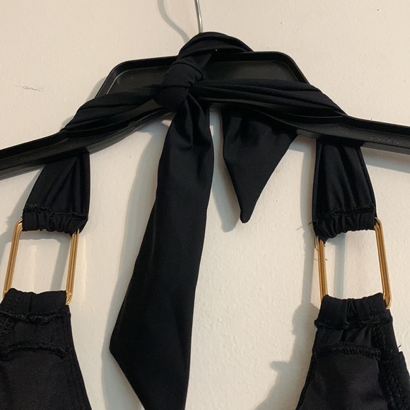 SPANX - Black Ruched Halter Tankini Top - Picture 8 of 9